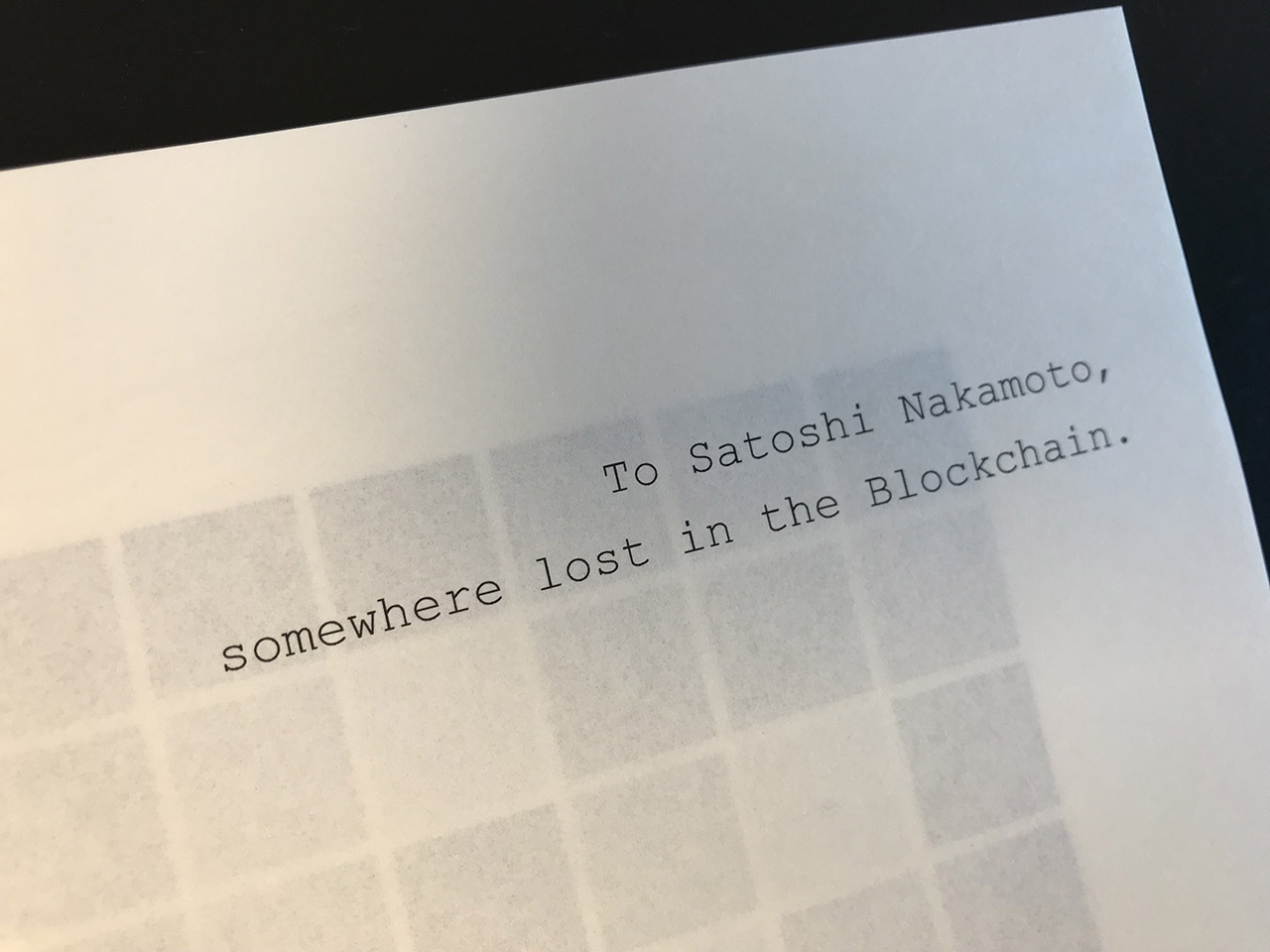 Bitcoin blockchain first blocks